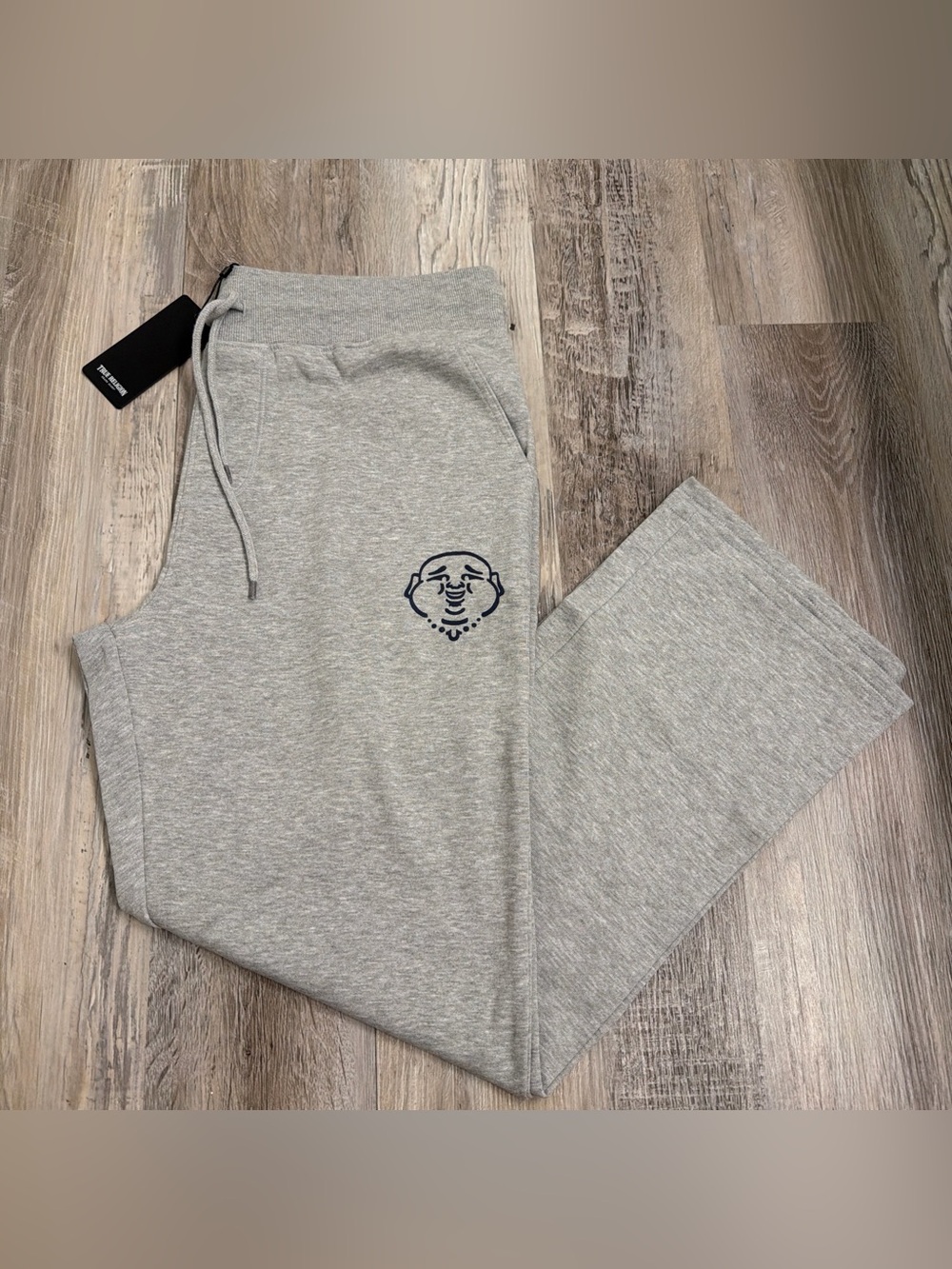 True religion grey straight leg sweatpants